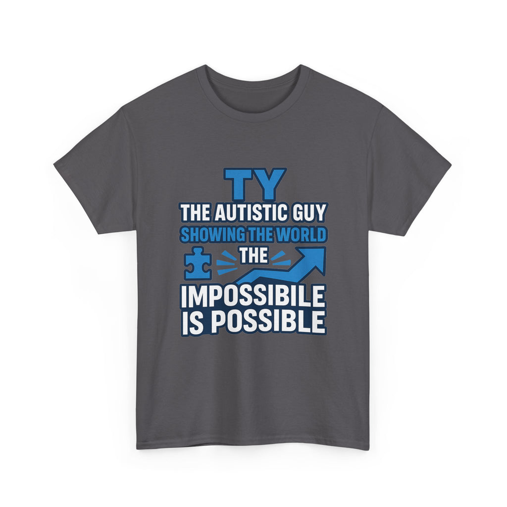 Autism Awareness Unisex Cotton Tee, Inspirational Graphic Tee, Gift for Autistic Individuals, Everyday Wear, Comfortable T-Shirt