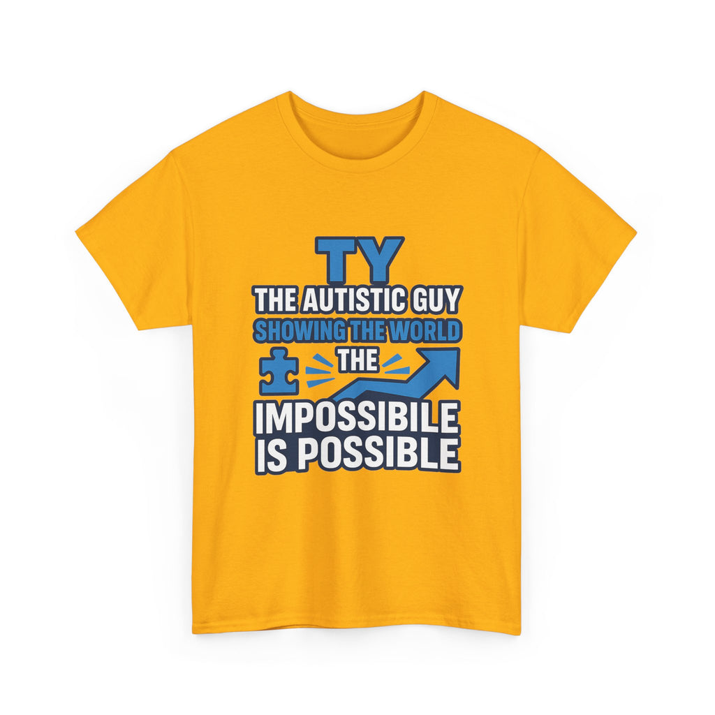 Autism Awareness Unisex Cotton Tee, Inspirational Graphic Tee, Gift for Autistic Individuals, Everyday Wear, Comfortable T-Shirt