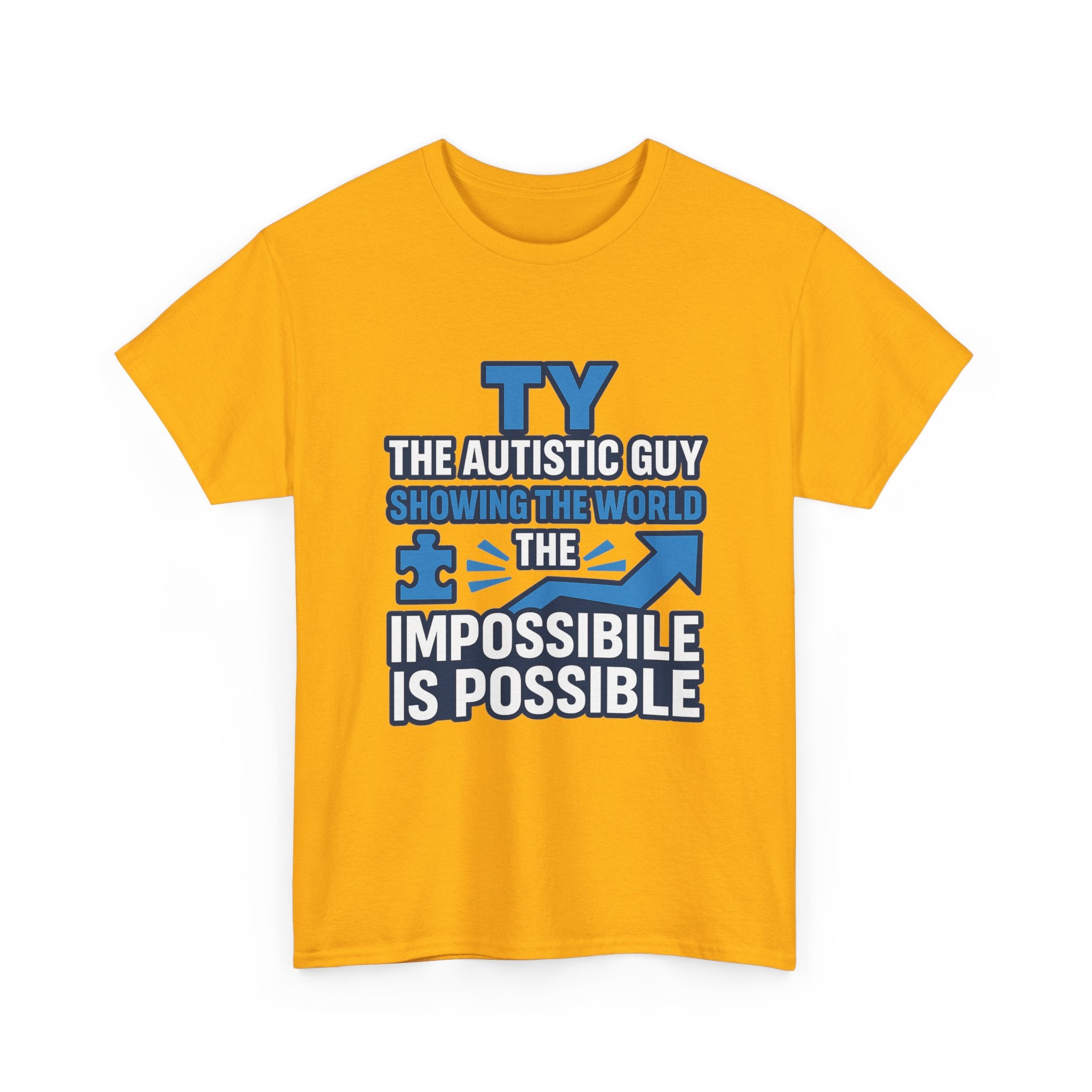 Autism Awareness Unisex Cotton Tee, Inspirational Graphic Tee, Gift for Autistic Individuals, Everyday Wear, Comfortable T-Shirt