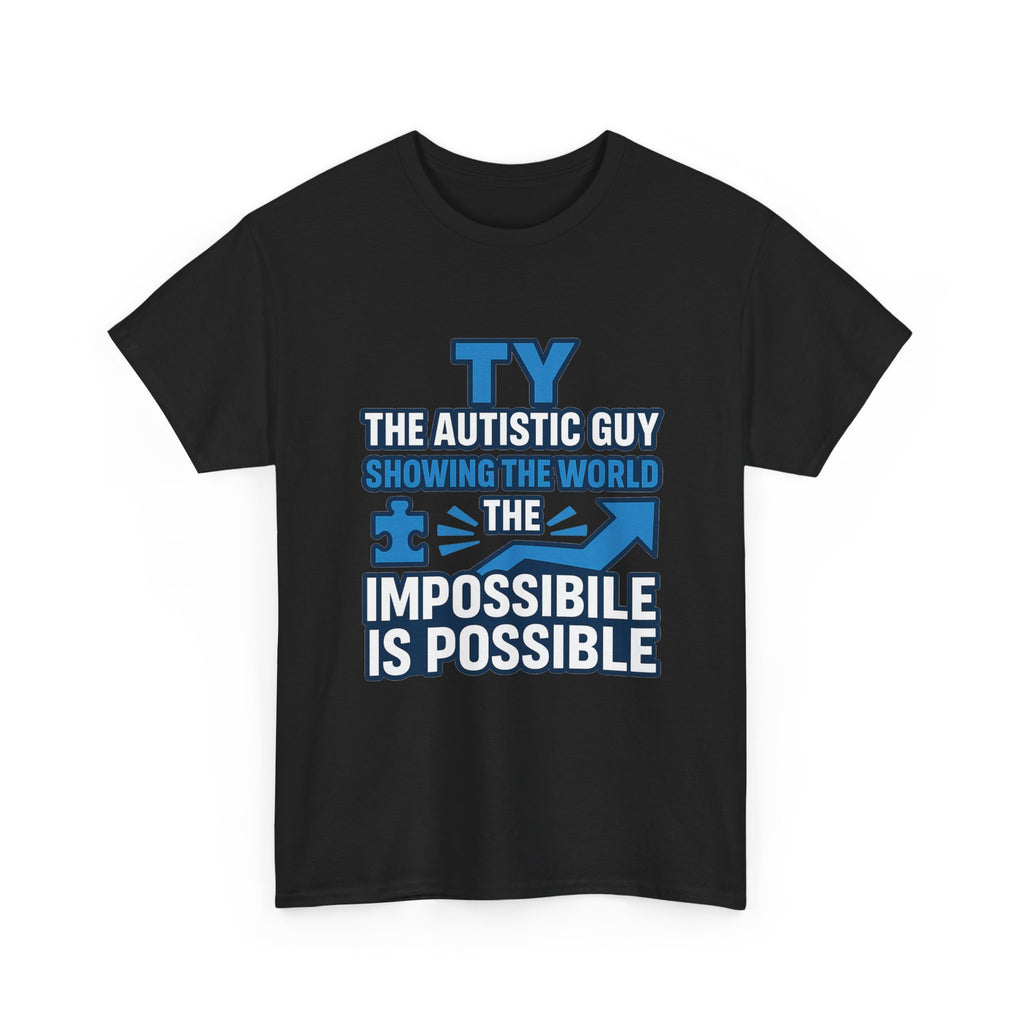 Autism Awareness Unisex Cotton Tee, Inspirational Graphic Tee, Gift for Autistic Individuals, Everyday Wear, Comfortable T-Shirt