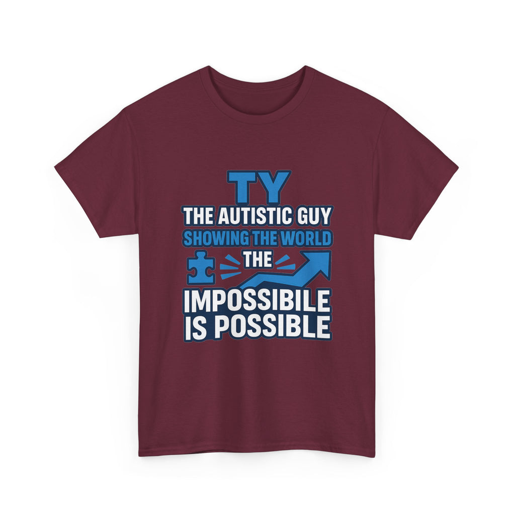Autism Awareness Unisex Cotton Tee, Inspirational Graphic Tee, Gift for Autistic Individuals, Everyday Wear, Comfortable T-Shirt