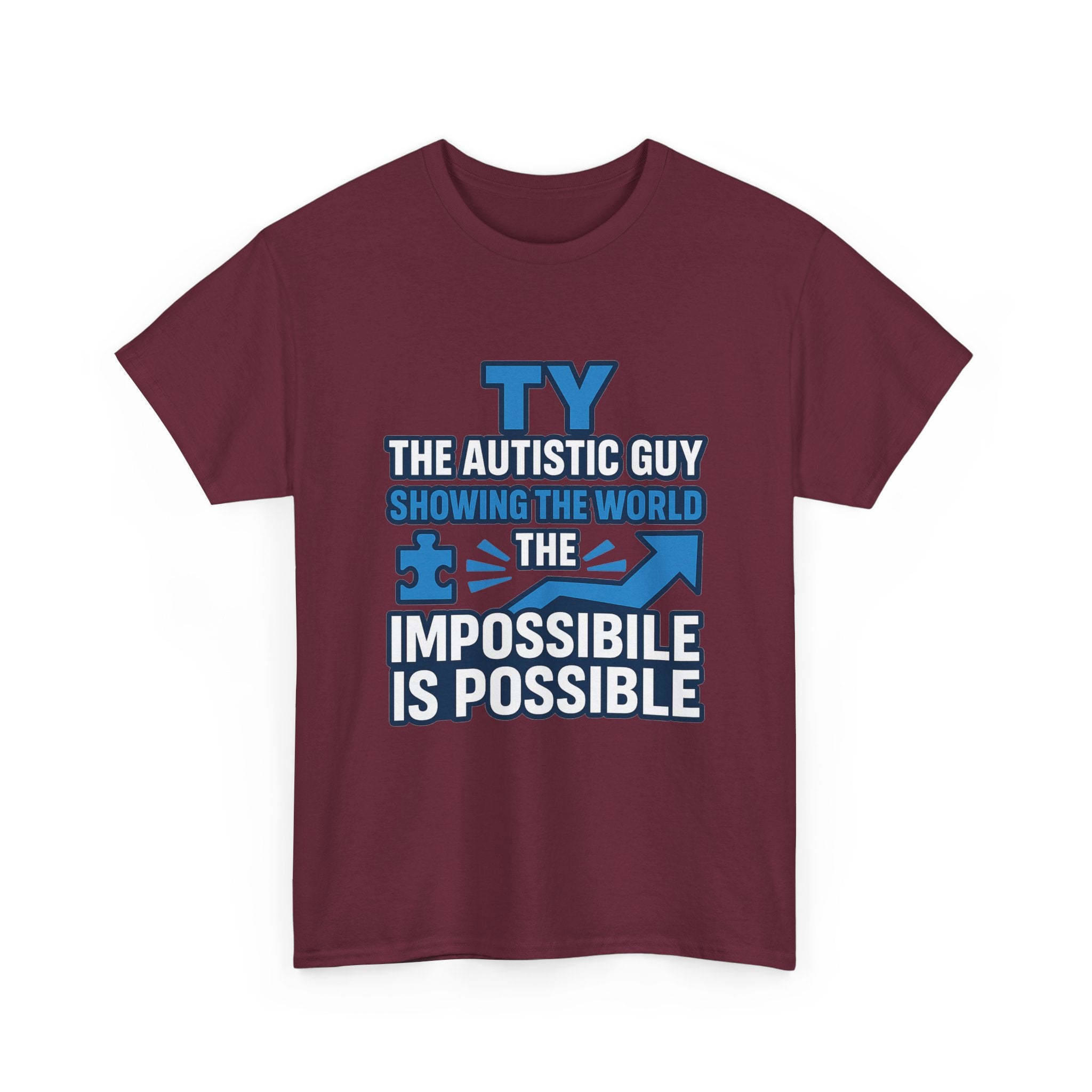 Autism Awareness Unisex Cotton Tee, Inspirational Graphic Tee, Gift for Autistic Individuals, Everyday Wear, Comfortable T-Shirt